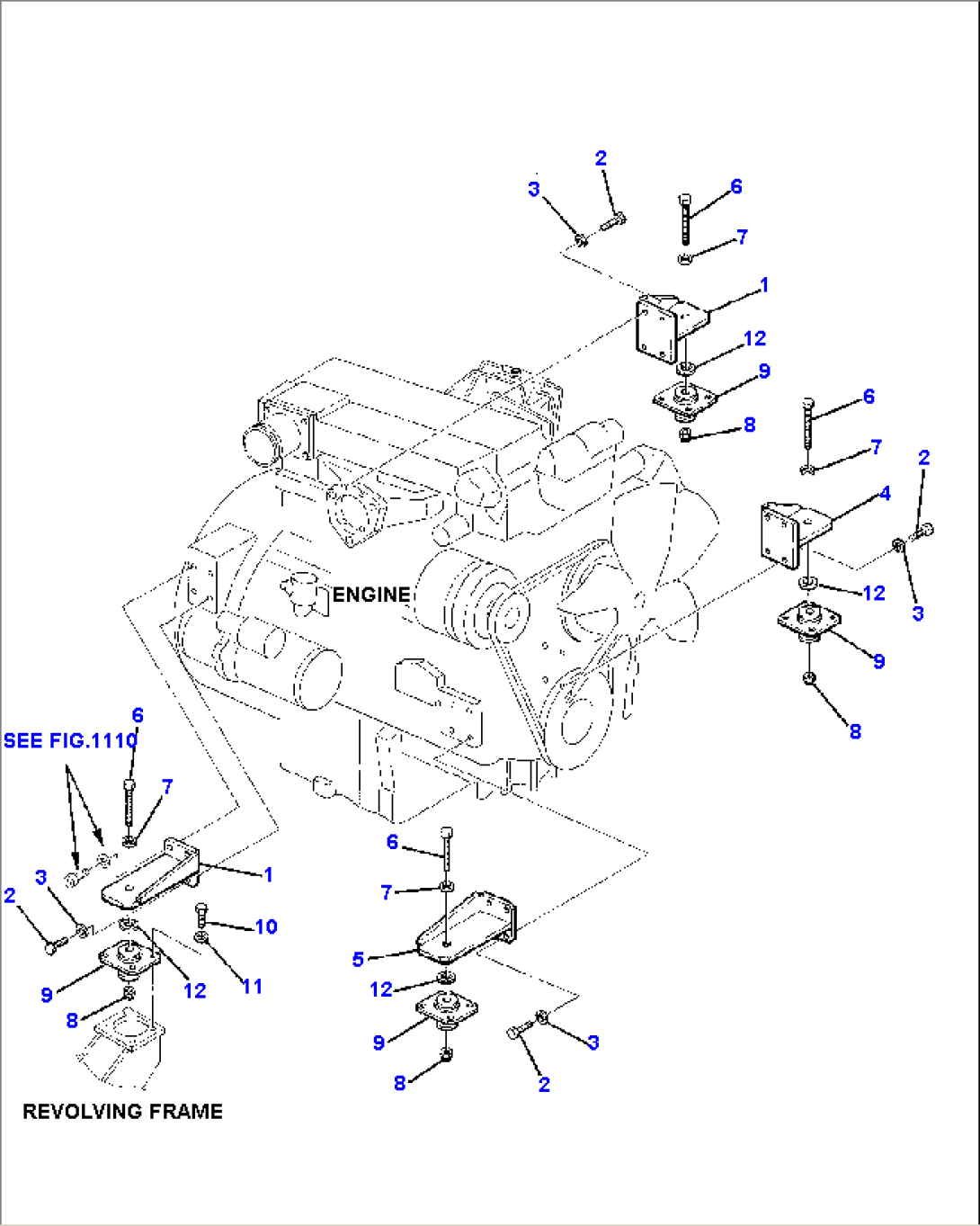 ENGINE MOUNTING PART