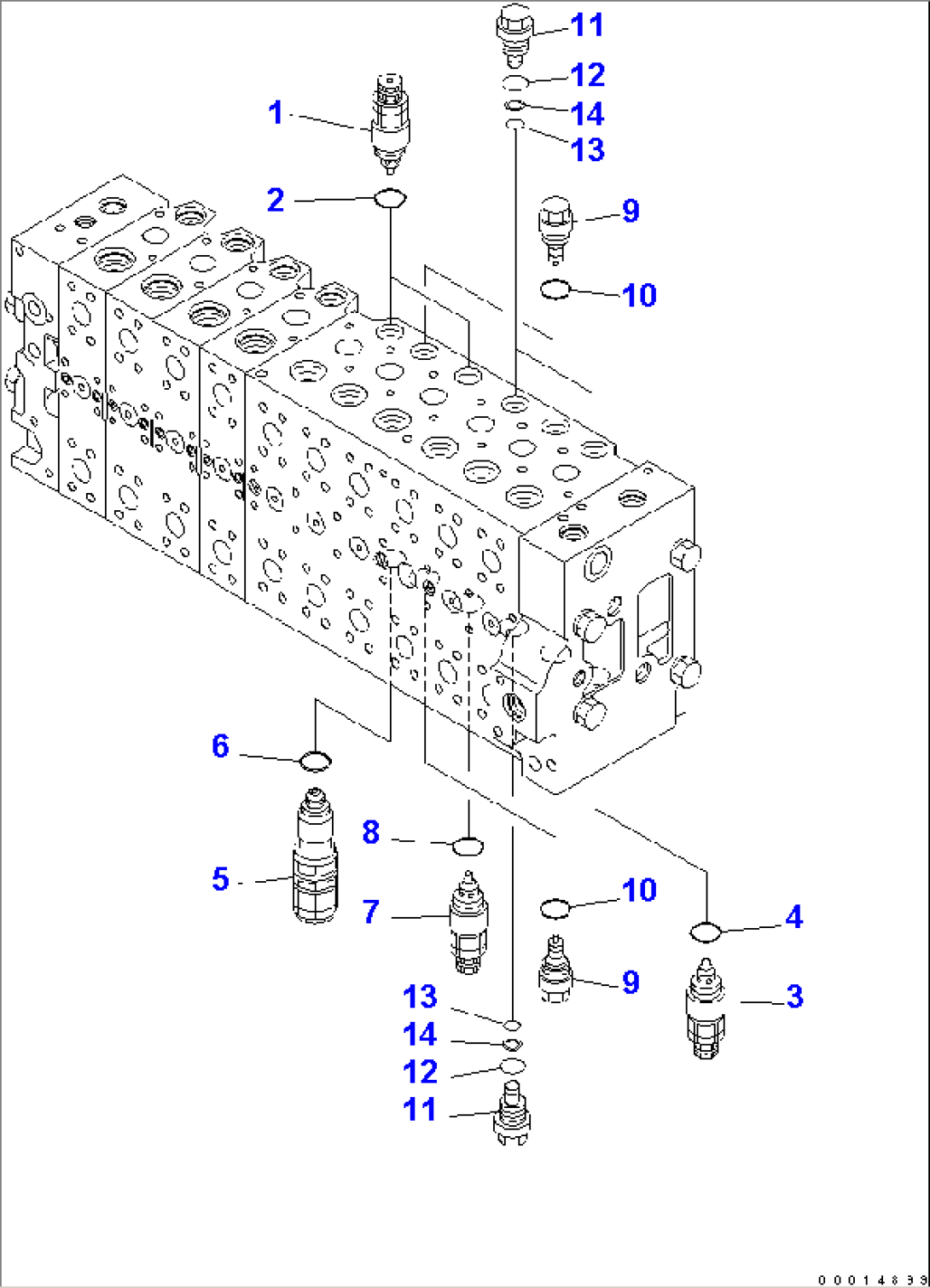 MAIN VALVE (4-ACTUATOR) (10/16)(#2001-)