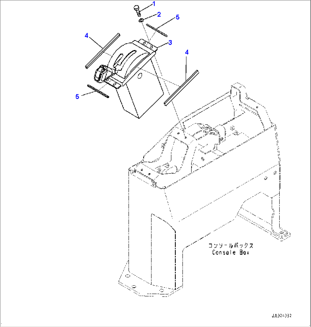 Floor Frame, Gear Shift Lever (#1001-)