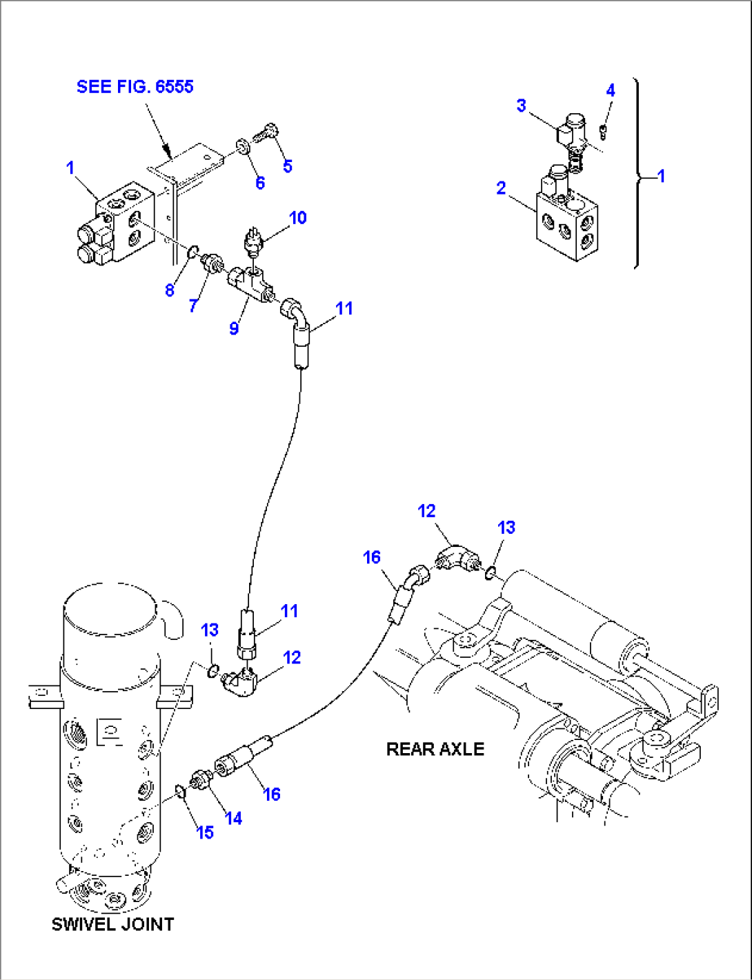 HYDRAULIC PIPING (PARKING BRAKE LINE)