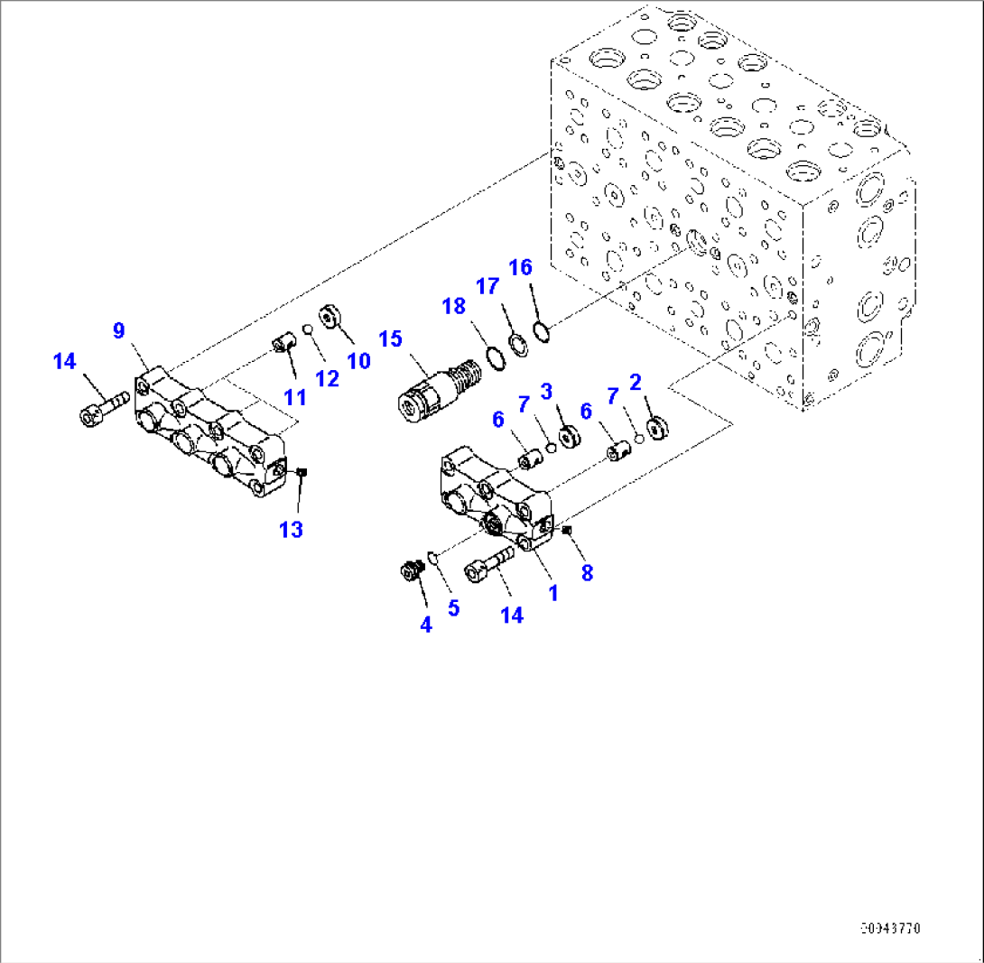 Control Valve, Inner Parts (10/20) (#1001-)