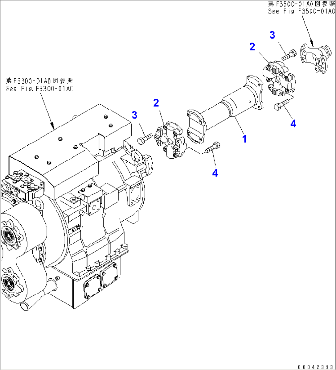 REAR PROPELLER SHAFT(#7001-)