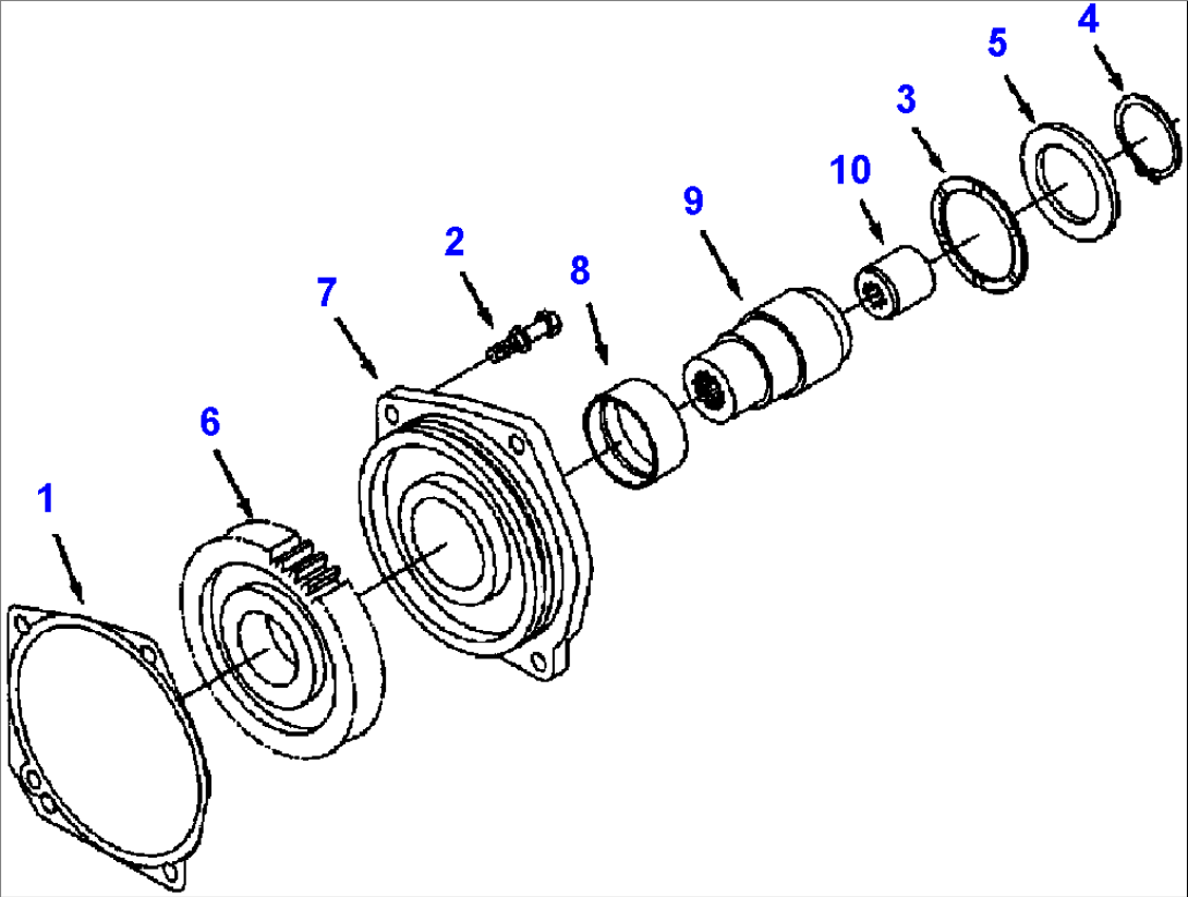 FRONT GEAR TRAIN ACCESSORY DRIVE HYDRAULIC PUMP