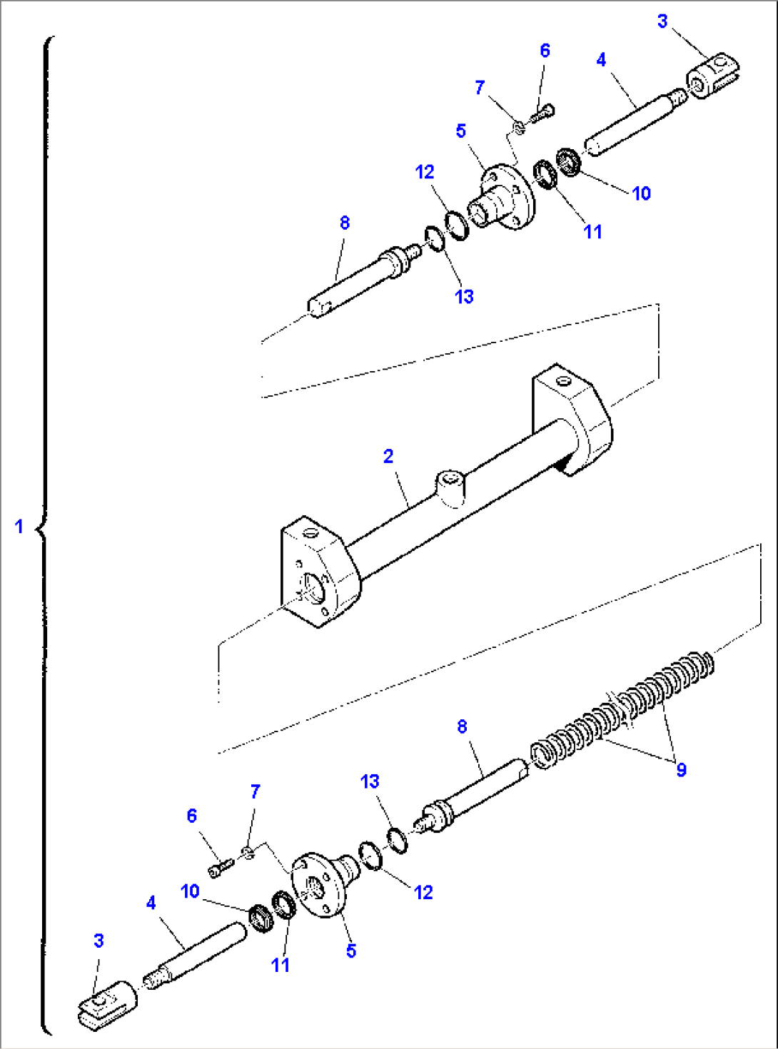 JACK (QUICK COUPLING FOR BUCKET) (OPTIONAL)