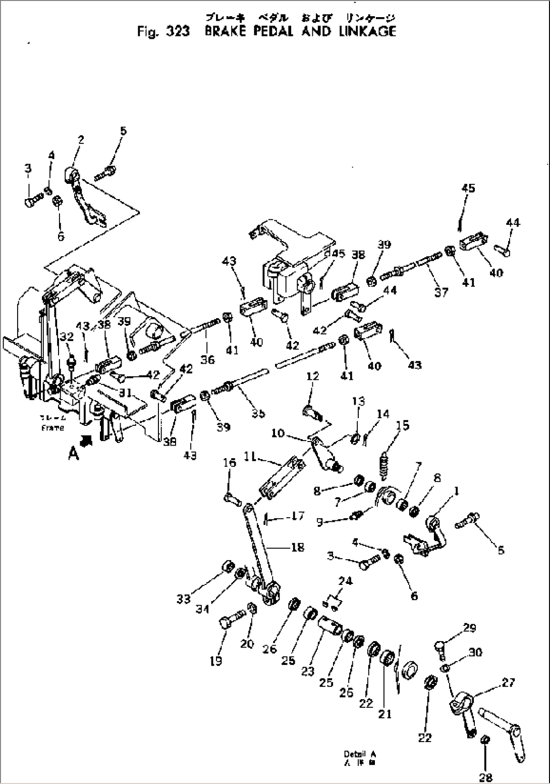 BRAKE PEDAL AND LINKAGE