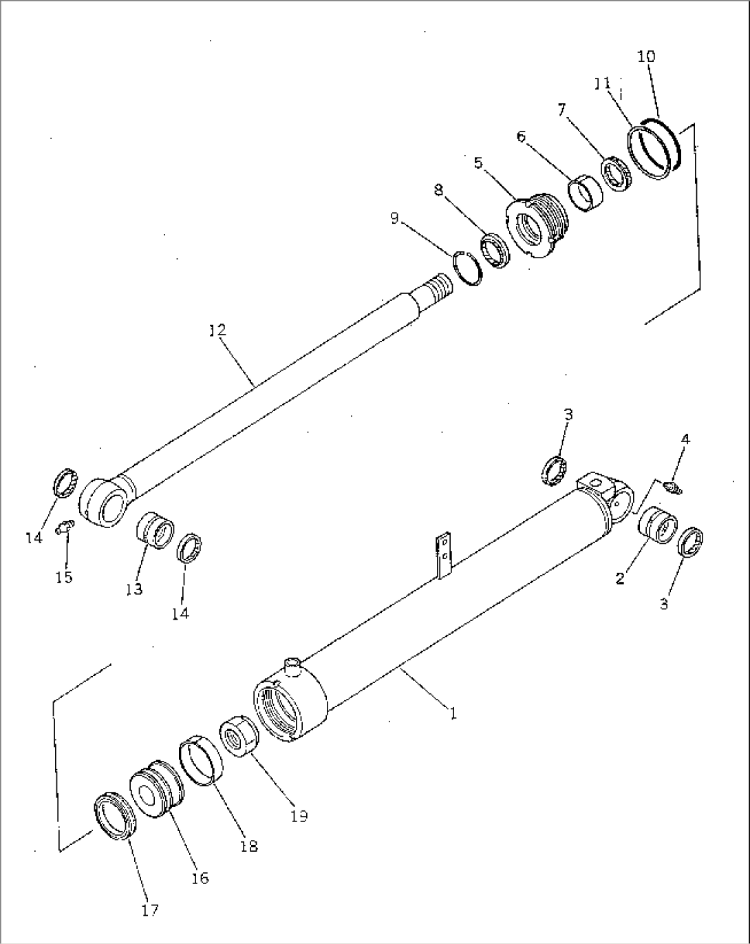 BOTH SIDE DUMP CYLINDER(#10001-30219)