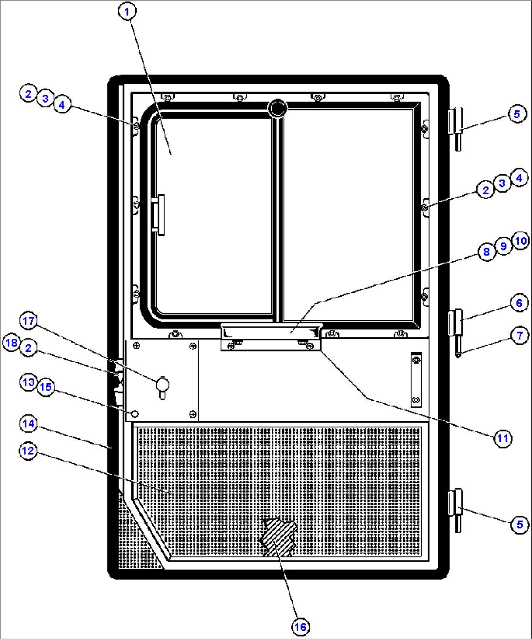 DOOR ASSEMBLY - R.H. (BF3554)