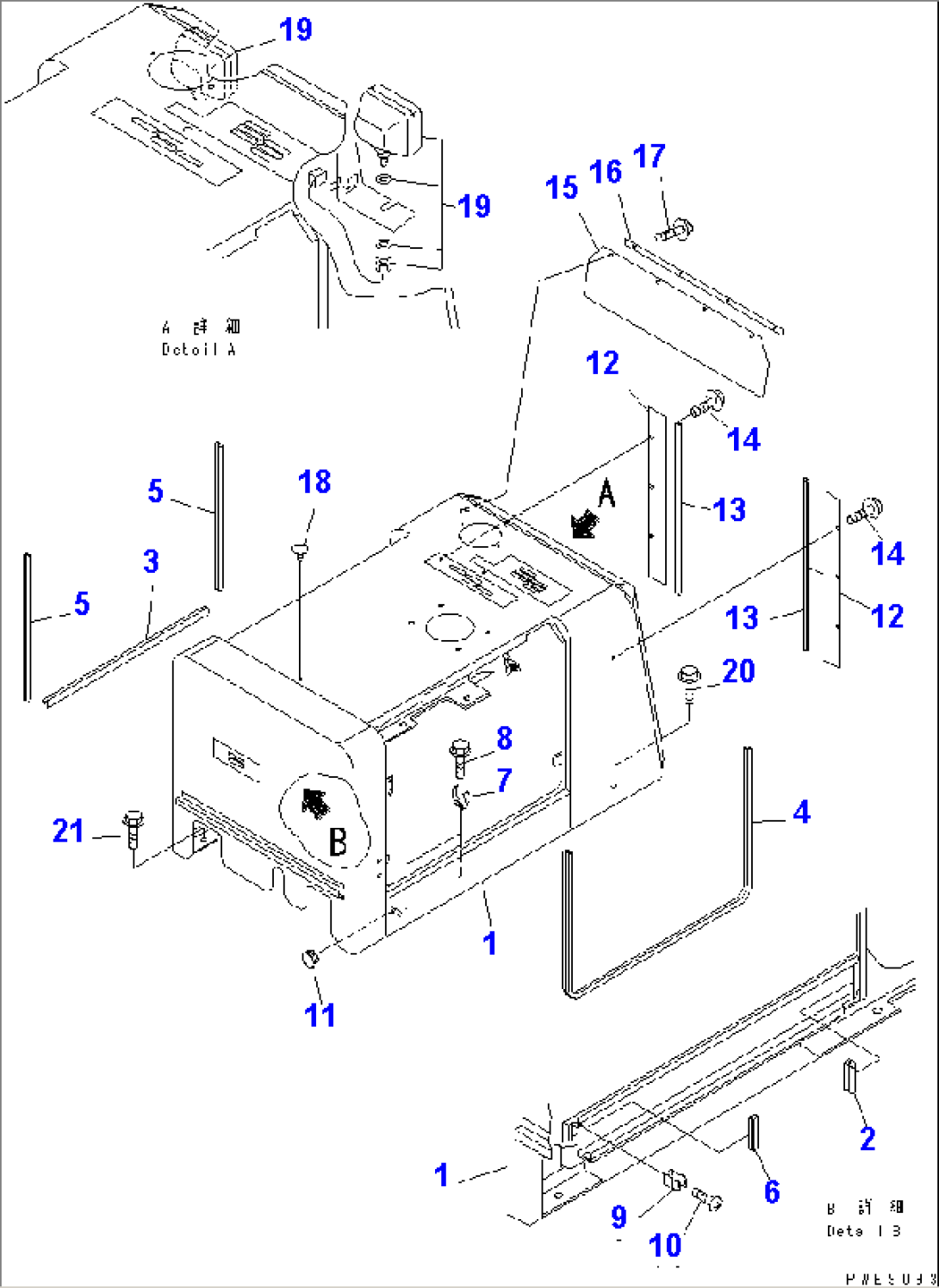 HOOD (FOR D TYPE RADIATOR)(#11001-11500)