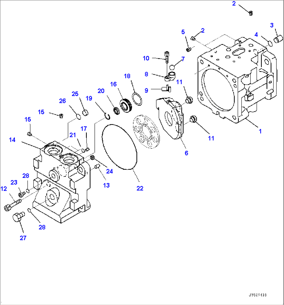 Hydraulic Pump, Fan Pump (1/8) (#91089-)