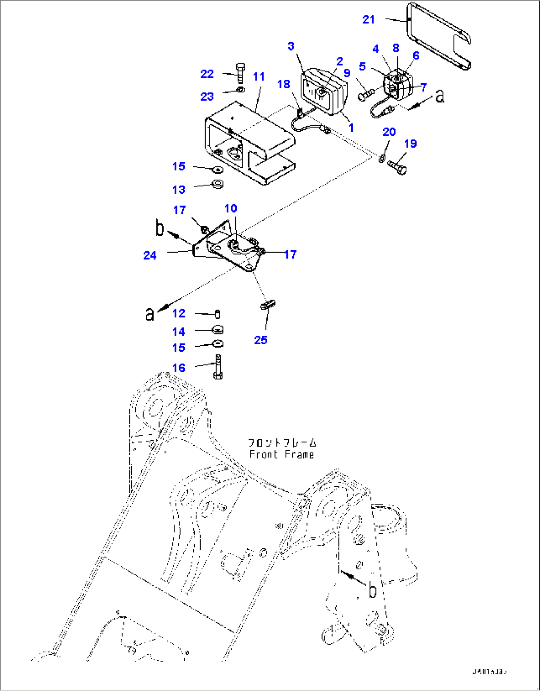 Front Lamp, L.H. (#80001-)