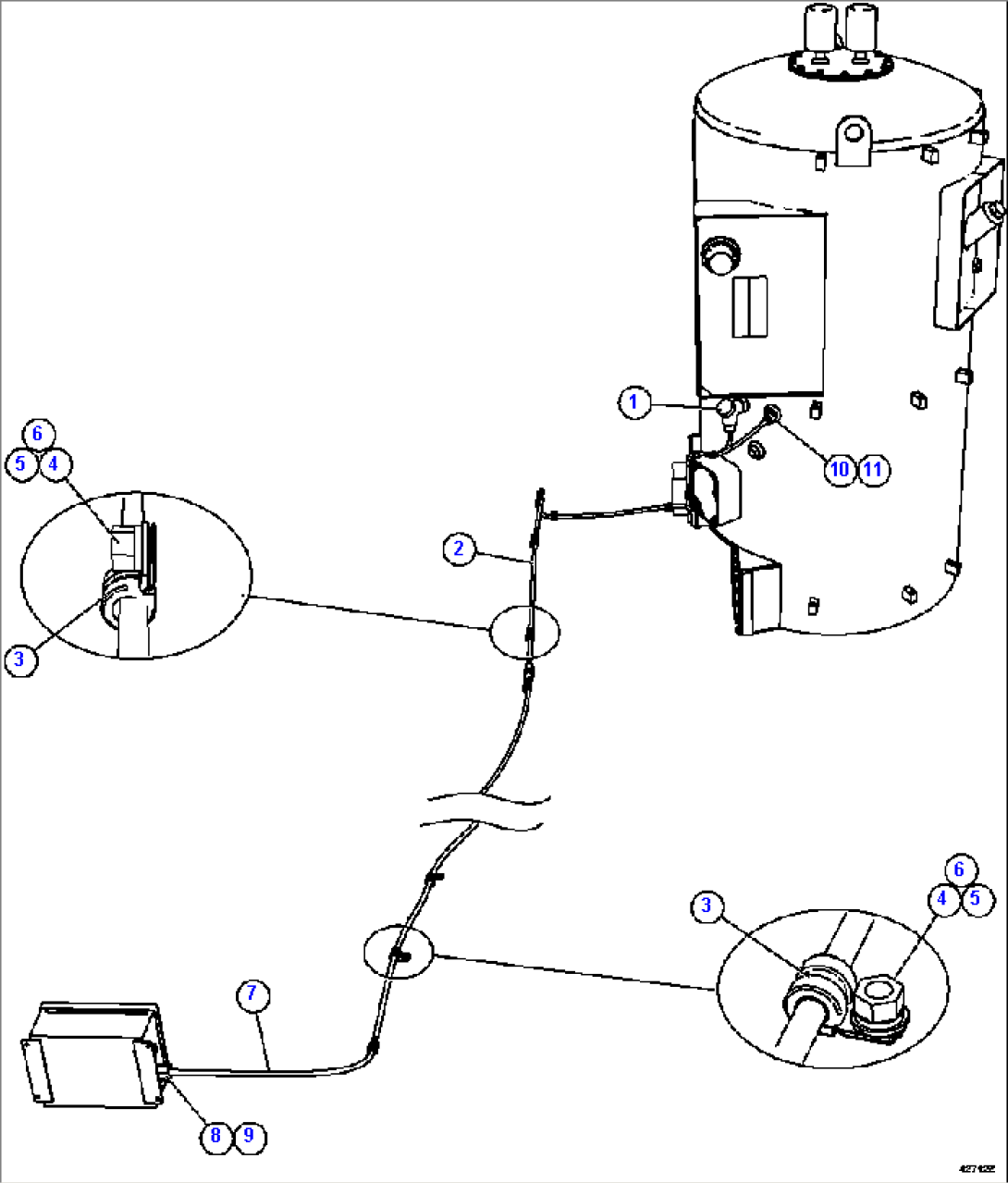 HOT START SYSTEM - HYDRAULIC OIL