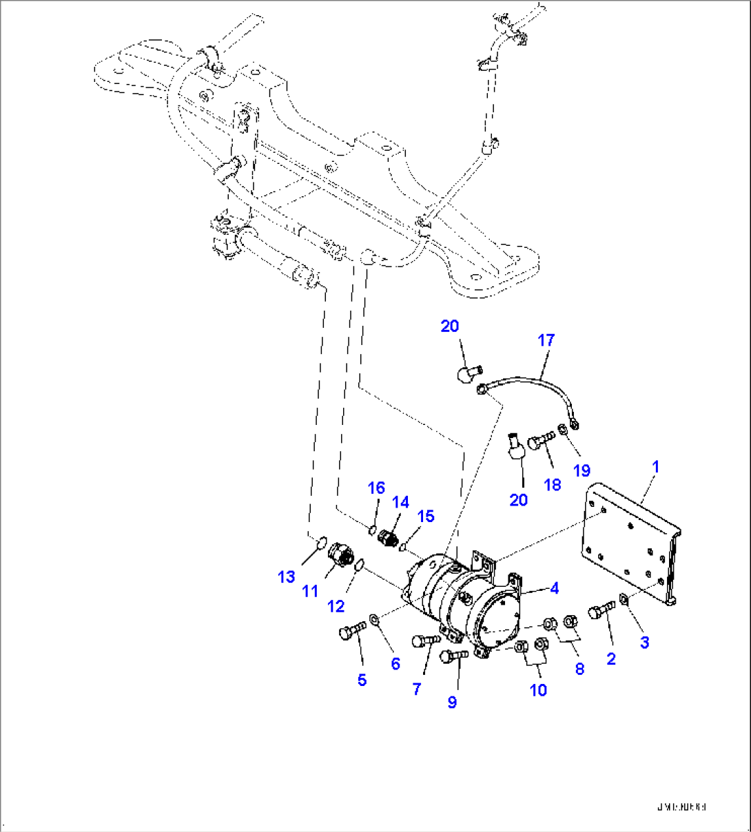 Pre Lubrication, Pre-lubrication Pump (#30001-)