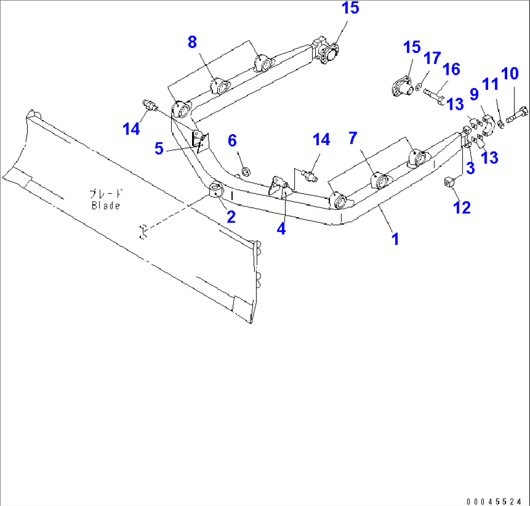 DOZER FRAME (ANGLE DOZER)