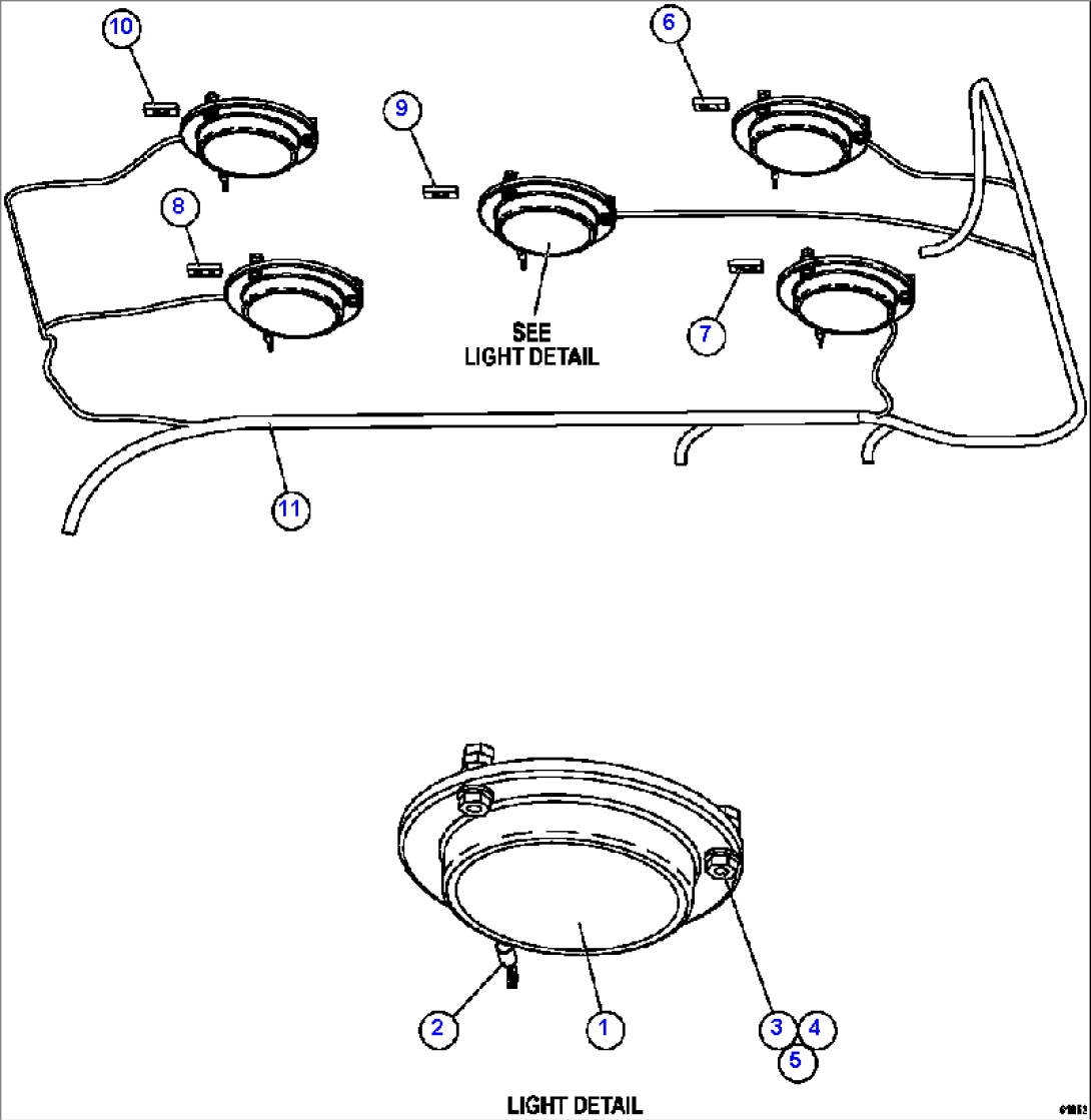 AUXILIARY CONTROL CABINET - LIGHTS