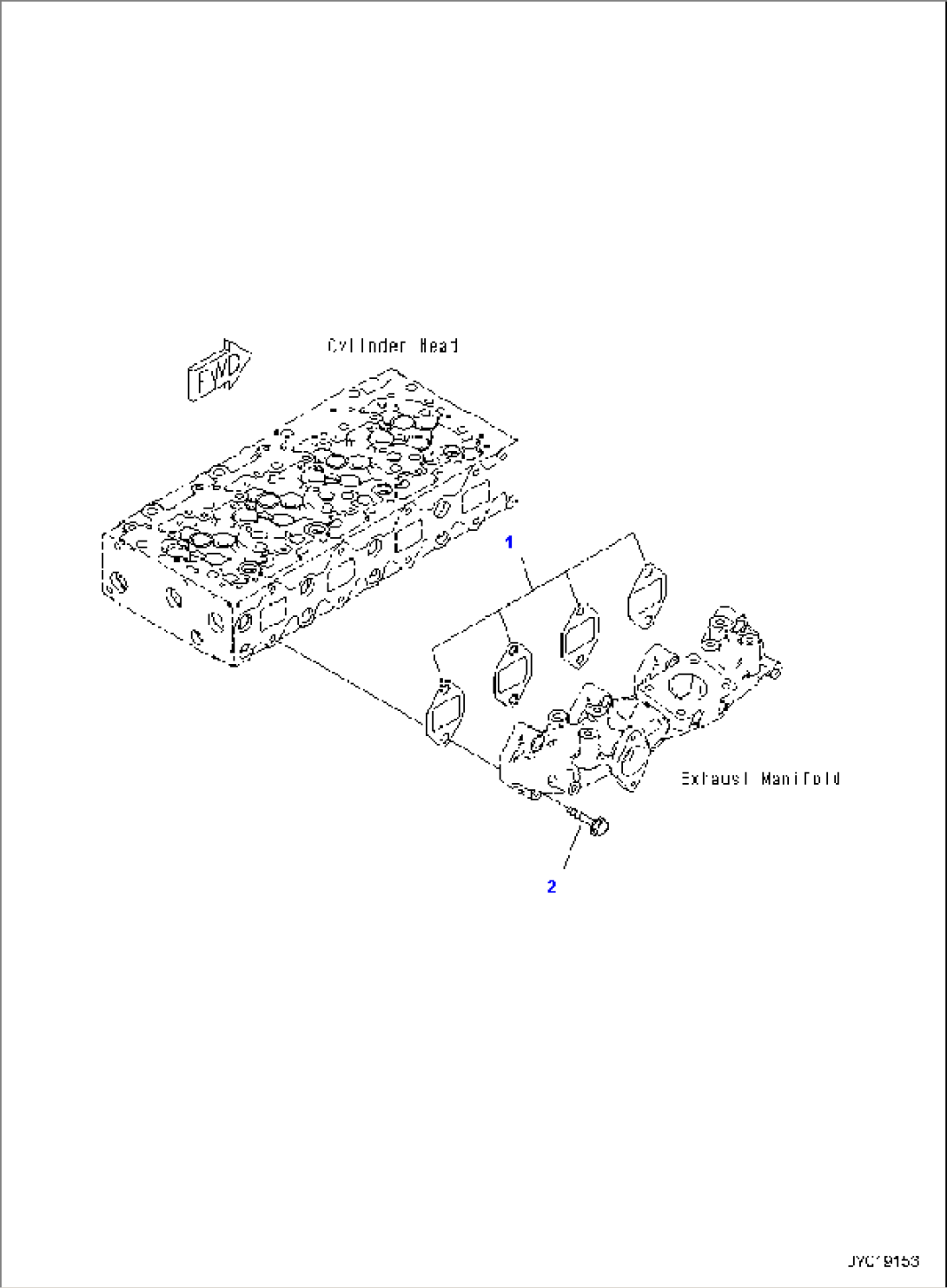 EXHAUST MANIFOLD MOUNTING