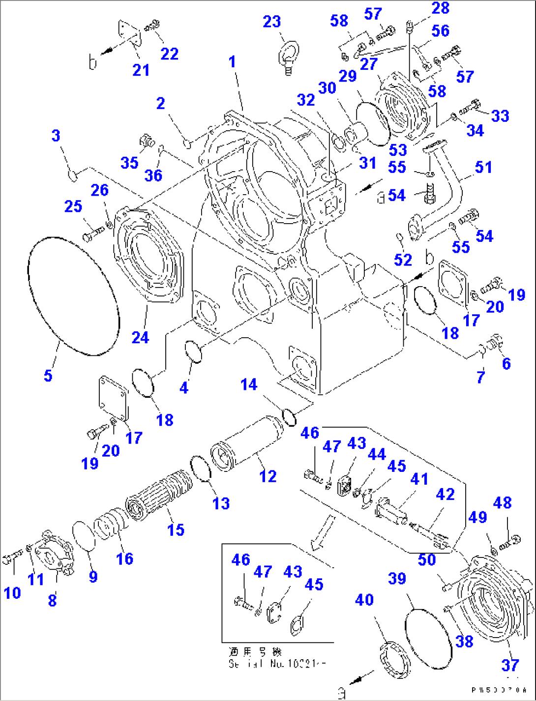 TRANSMISSION (TRANSMISSION CASE)(#.-)