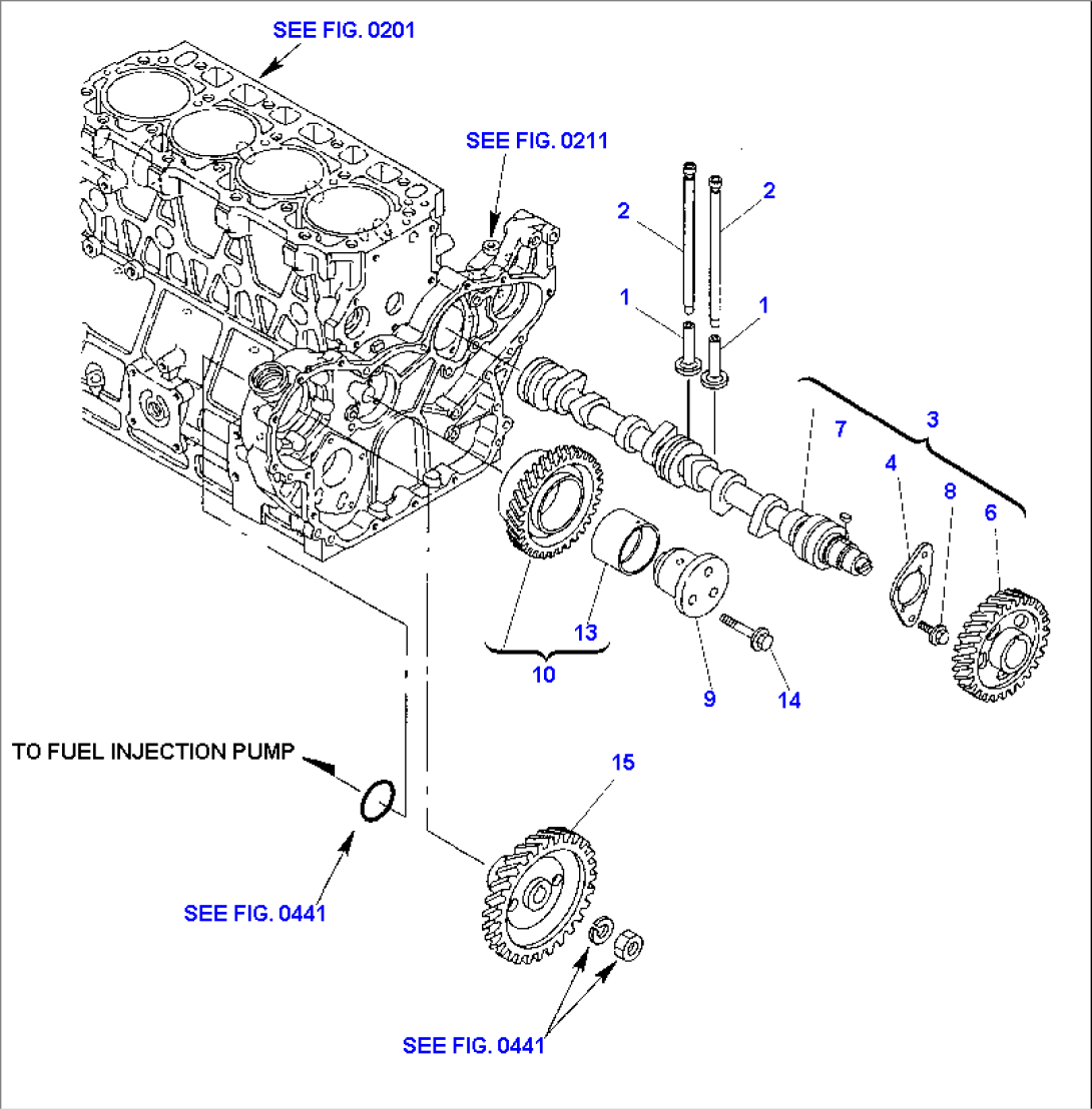 CAMSHAFT & DRIVING GEAR