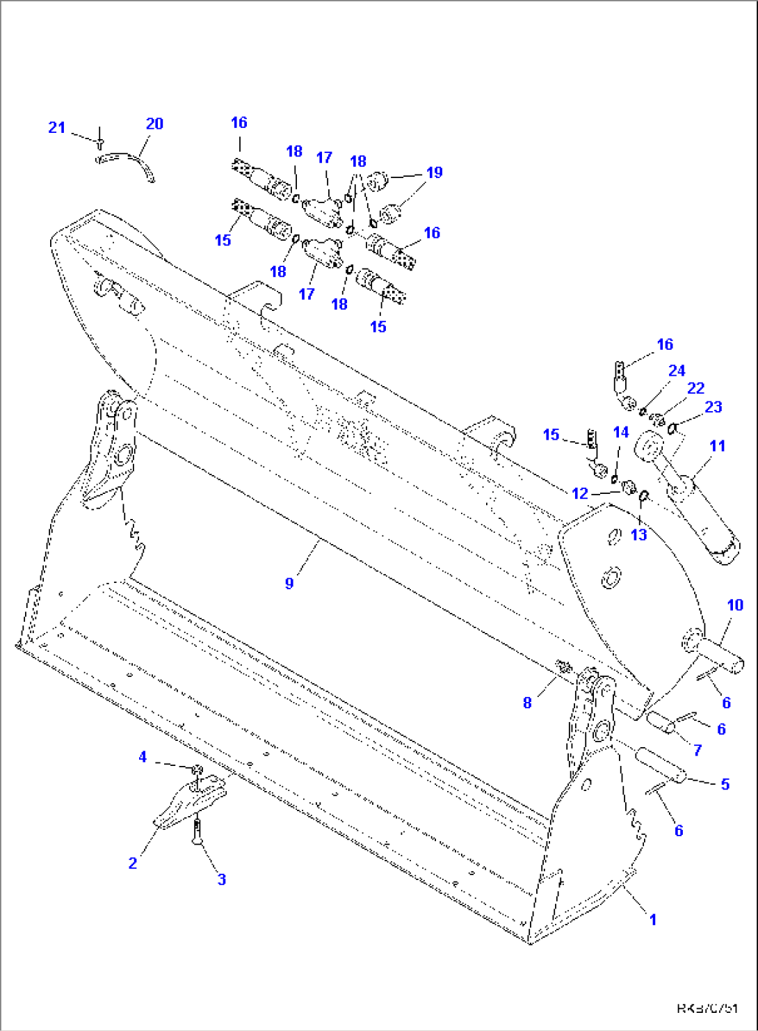 BUCKET 4 IN 1 (FOR QUICK COUPLING)