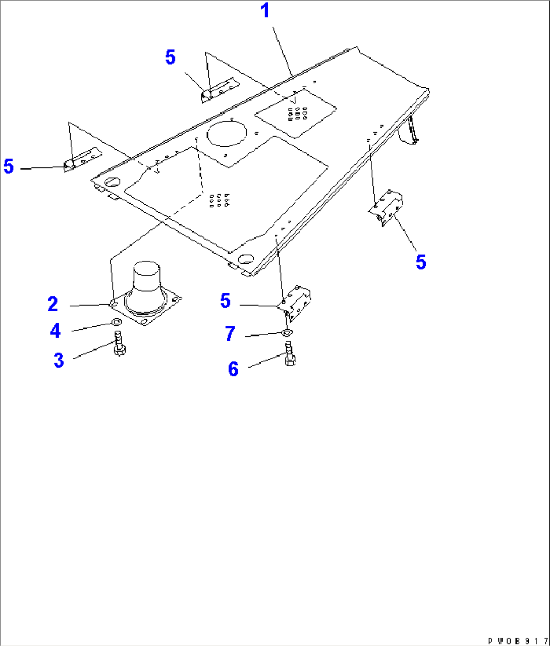 ENGINE HOOD (WITHOUT CAB) (D65P.PX)(#65001-)