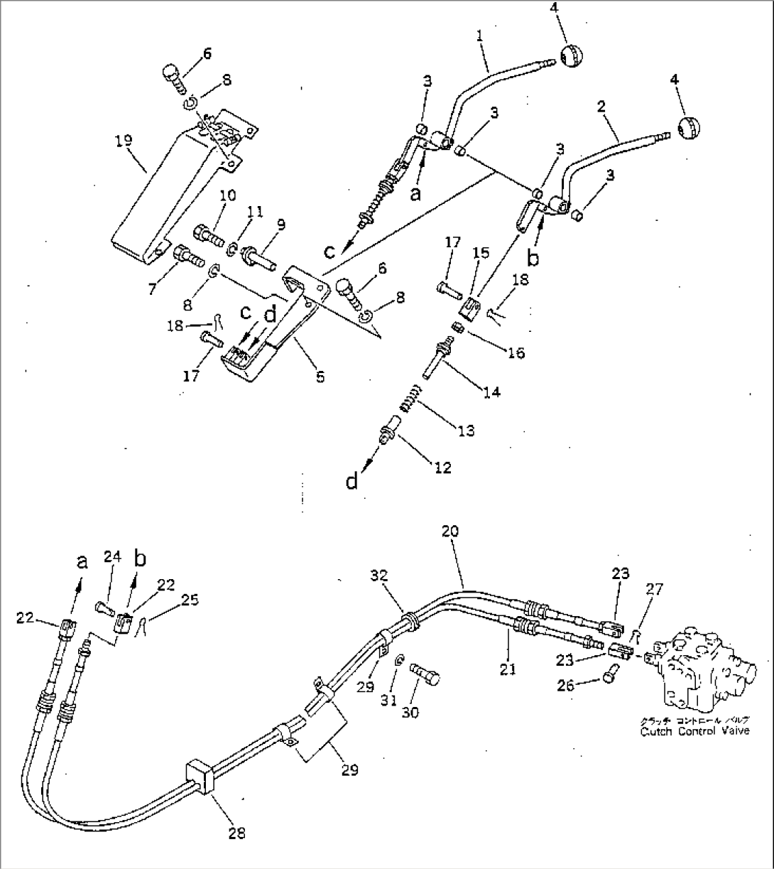 WINCH CLUTCH CONTROL LEVER