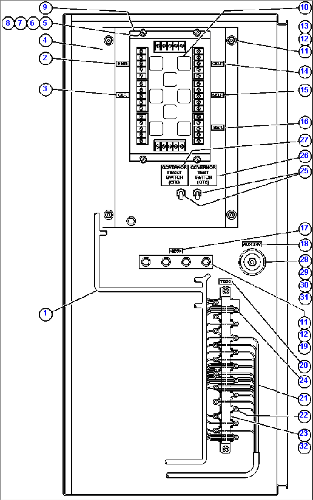 MTU ENGINE GOVERNOR BOX