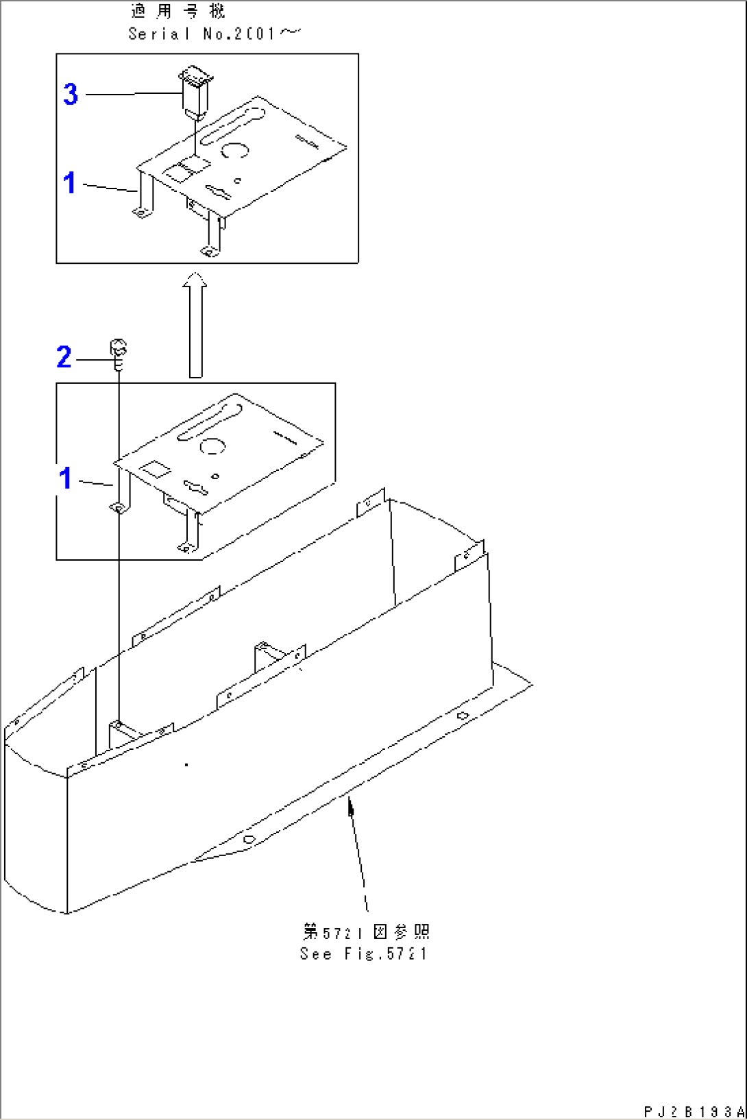 CAB INTERIOR (CONSOLE BOX) (2/3)(#1055-)
