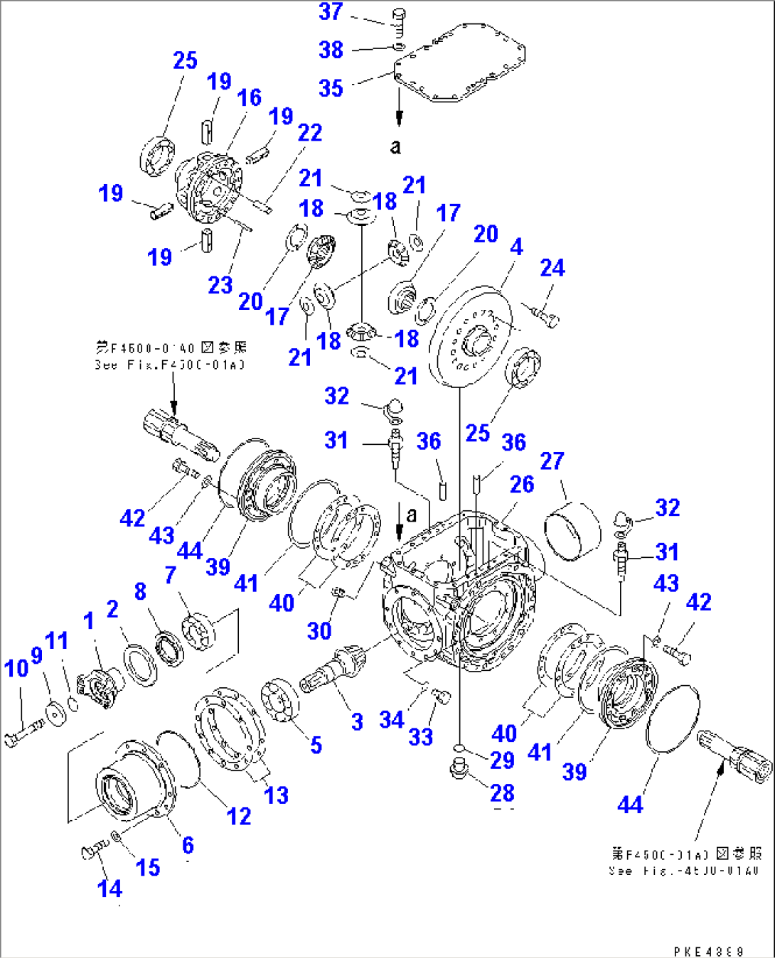 REAR AXLE (DIFFERENTIAL)(#53001-54130)