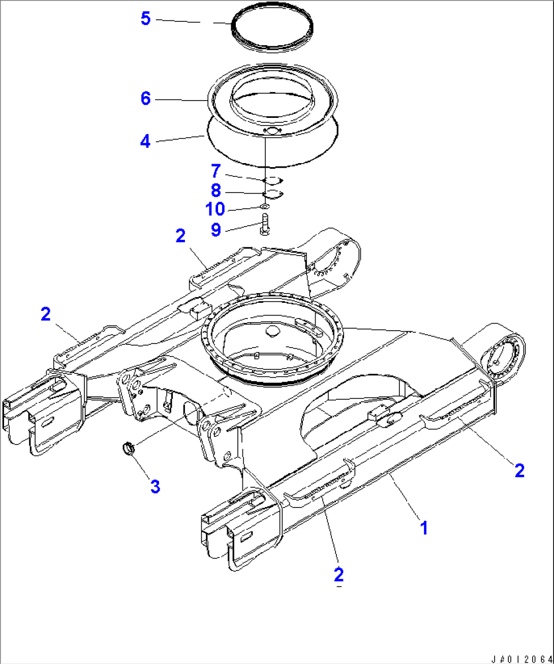 TRACK FRAME (FOR BLADE) (EU SPEC.)(#20001-)