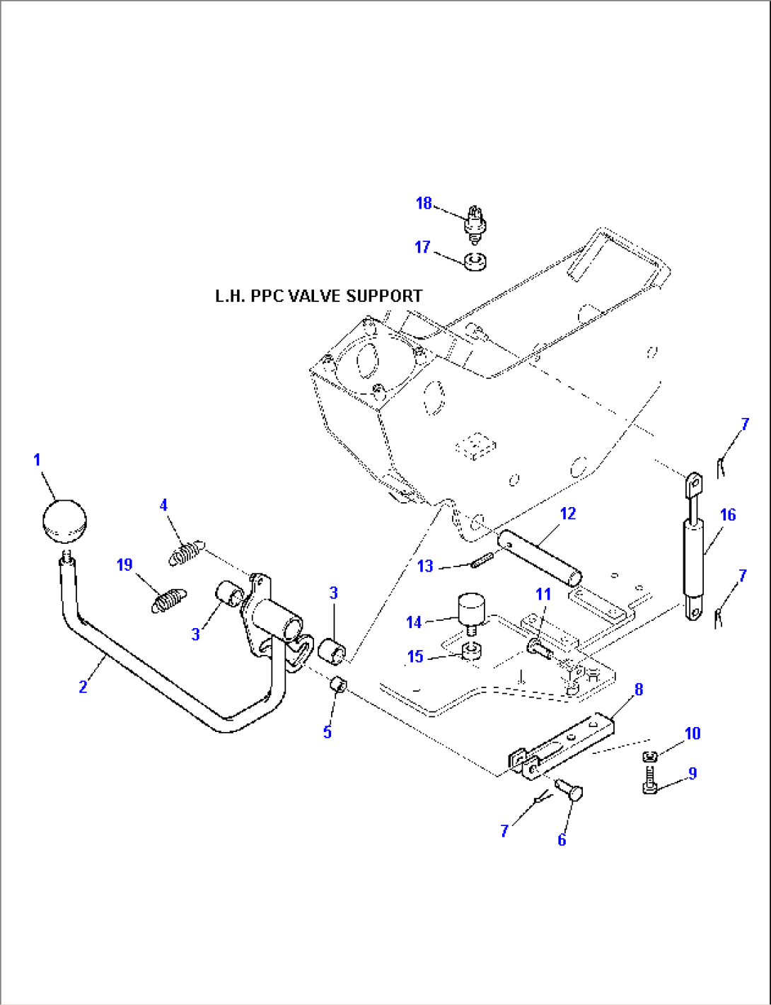 SERVOCONTROL SYSTEM STARTING LEVER