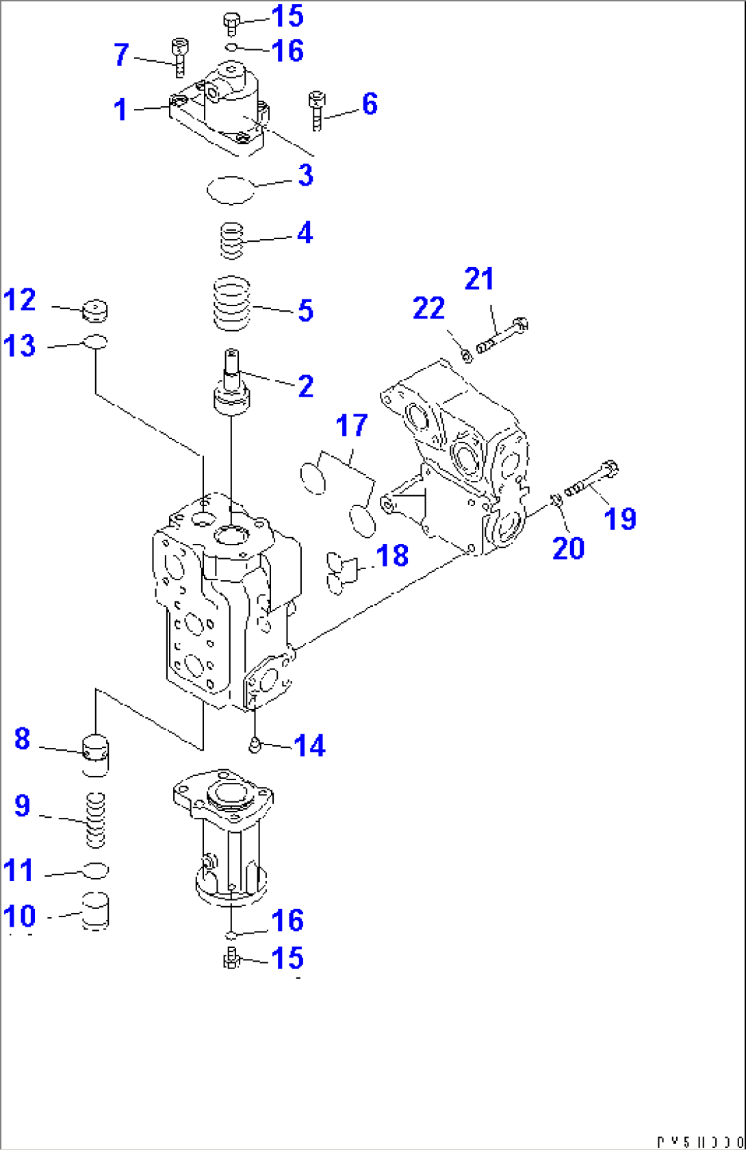 HOIST VALVE (3/3)(#2001-)