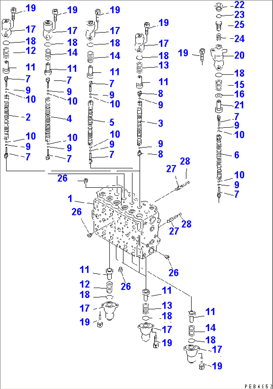 MAIN VALVE (2-ACTUATOR) (1/15)(#K30001-K31999)
