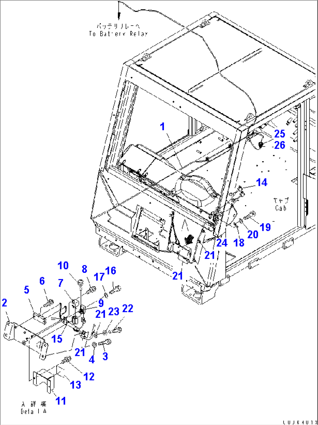 FLOOR (DEFROSTER GLASS SWITCH)(#7169-)