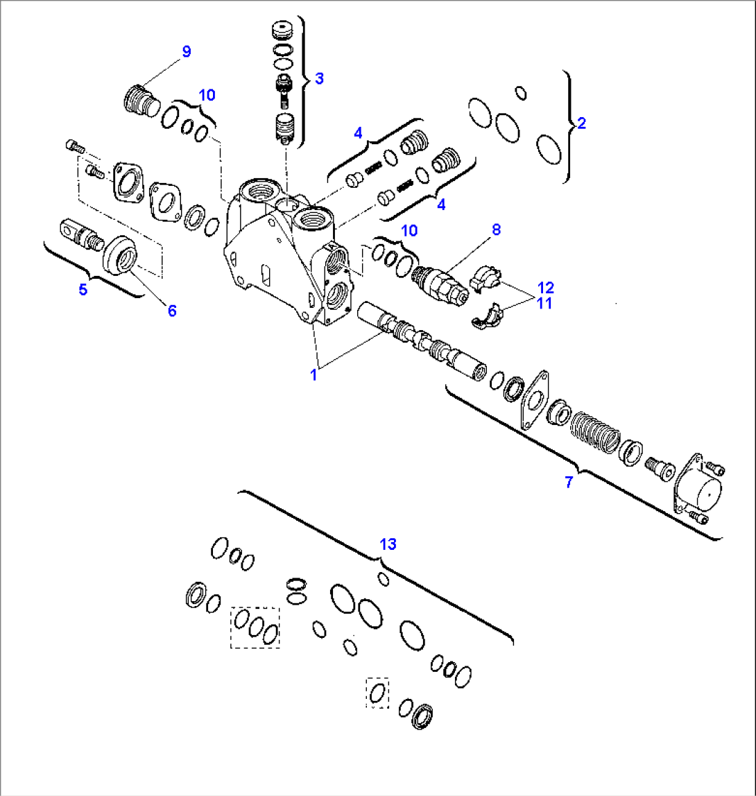 BACKHOE CONTROL VALVE (3/8)