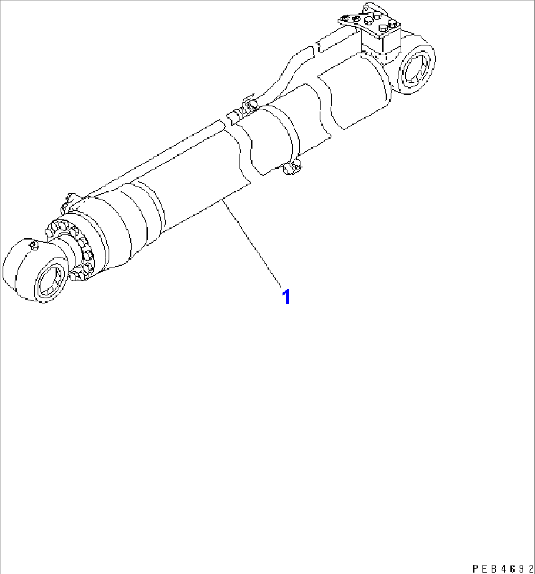 ARM CYLINDER (BLUE)(#20001-)