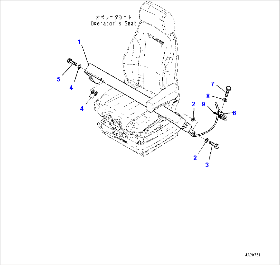 Seat Belt (#80001-)
