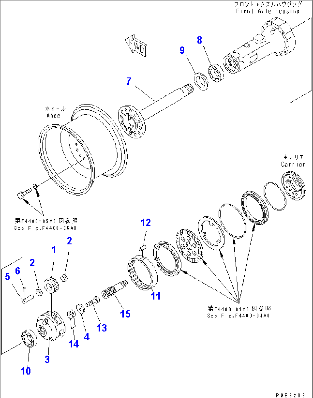 FRONT AXLE (FINAL DRIVE)