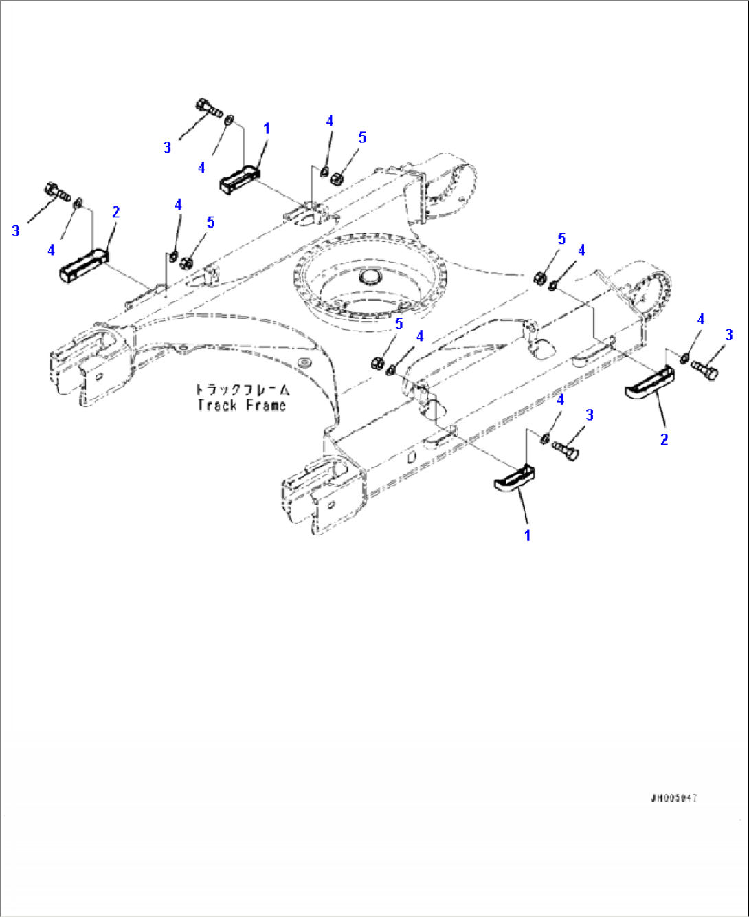 W1114-001001 TRACK FRAME ADDITIONAL STEP