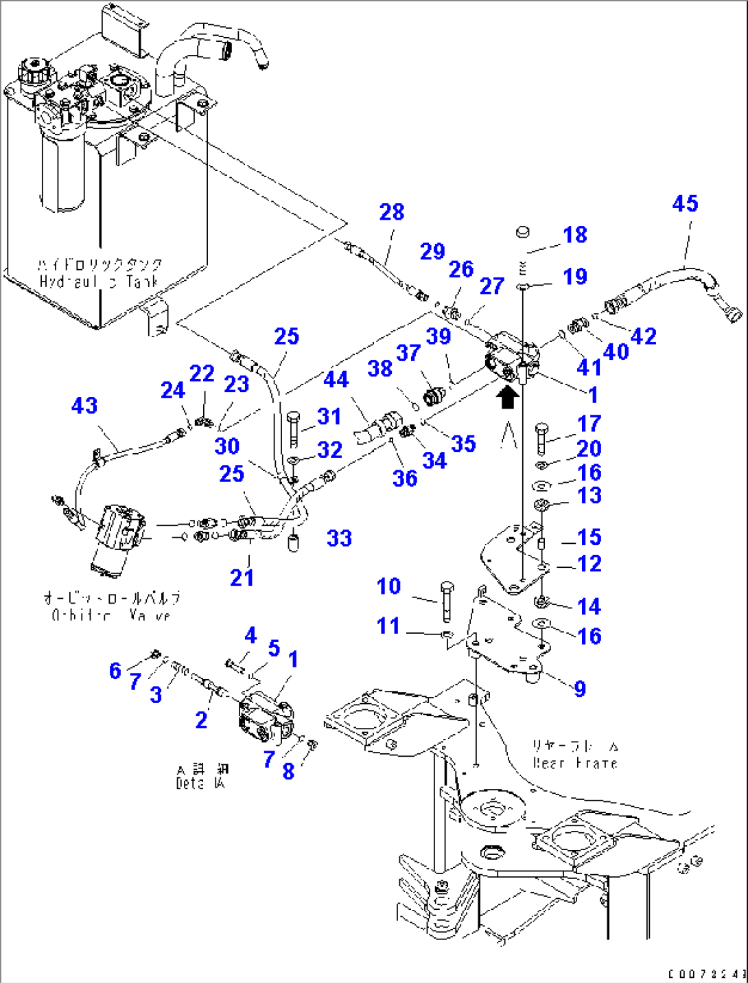 STEERING VALVE PIPING