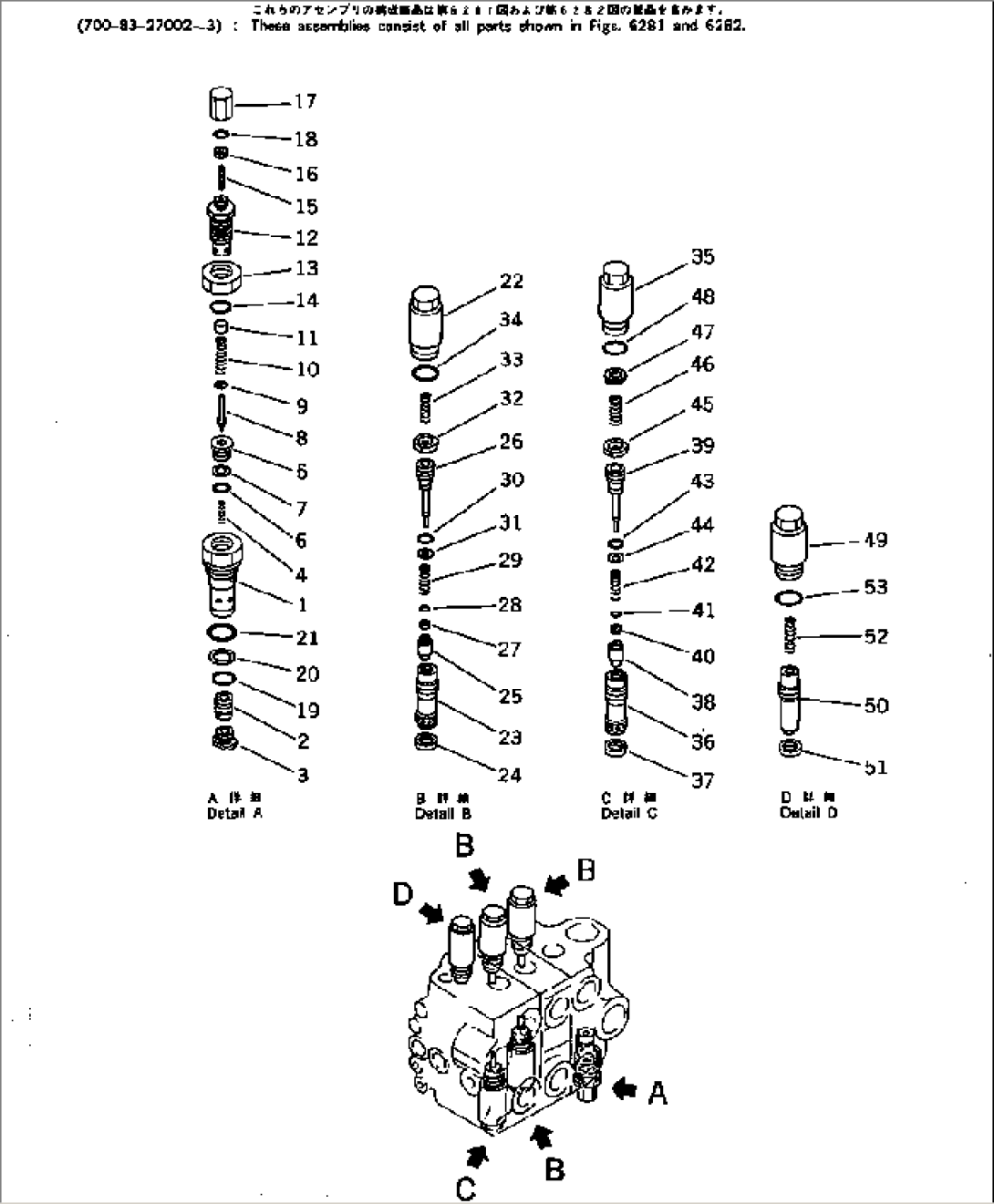3-SPOOL CONTROL VALVE (2/2)