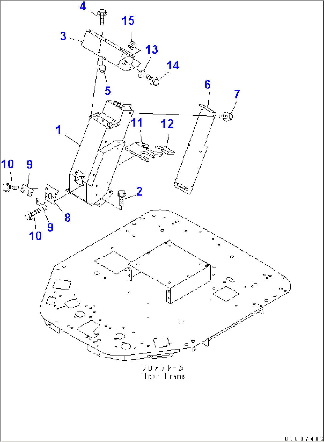 FLOOR (DASHBOARD)(CANOPY)(#54095-)