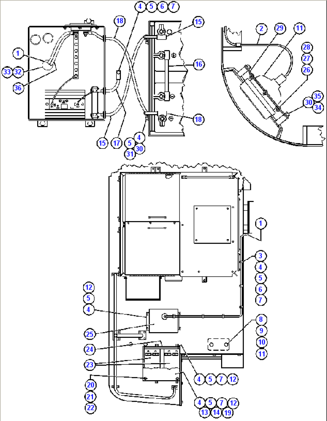 RIGHT DECK ELECTRICAL GROUP