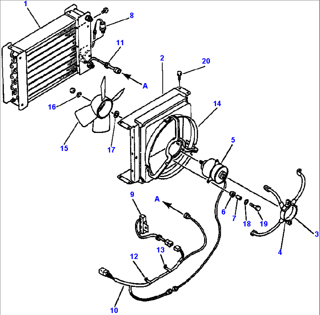 AIR CONDITIONER CONDENSER ASSEMBLY
