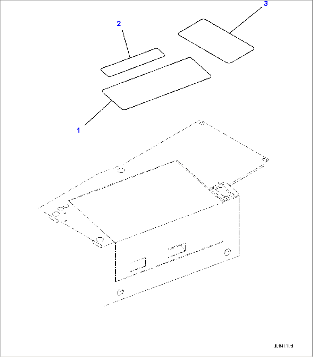 Battery and Battery Case Group, Plate (#7079-)