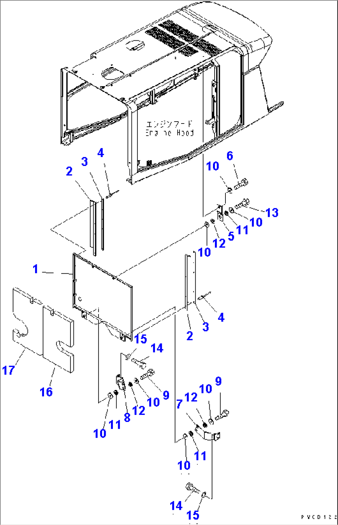 HOOD (BAFFLE AND SHEET)