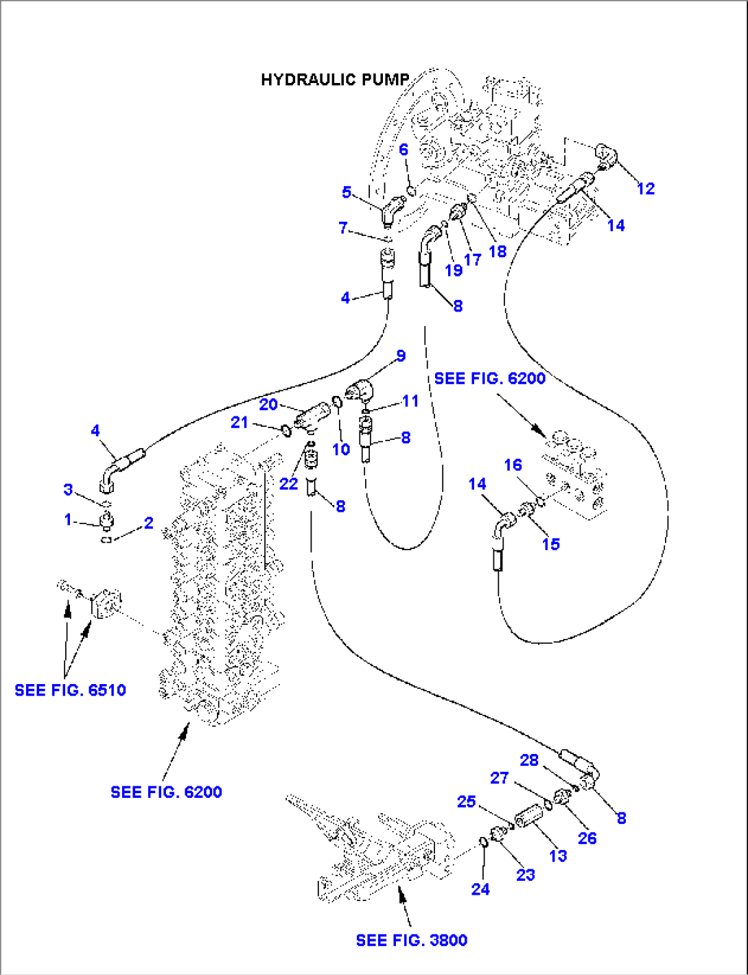 HYDRAULIC PIPING (MODE SYSTEM - LOAD SENSING)