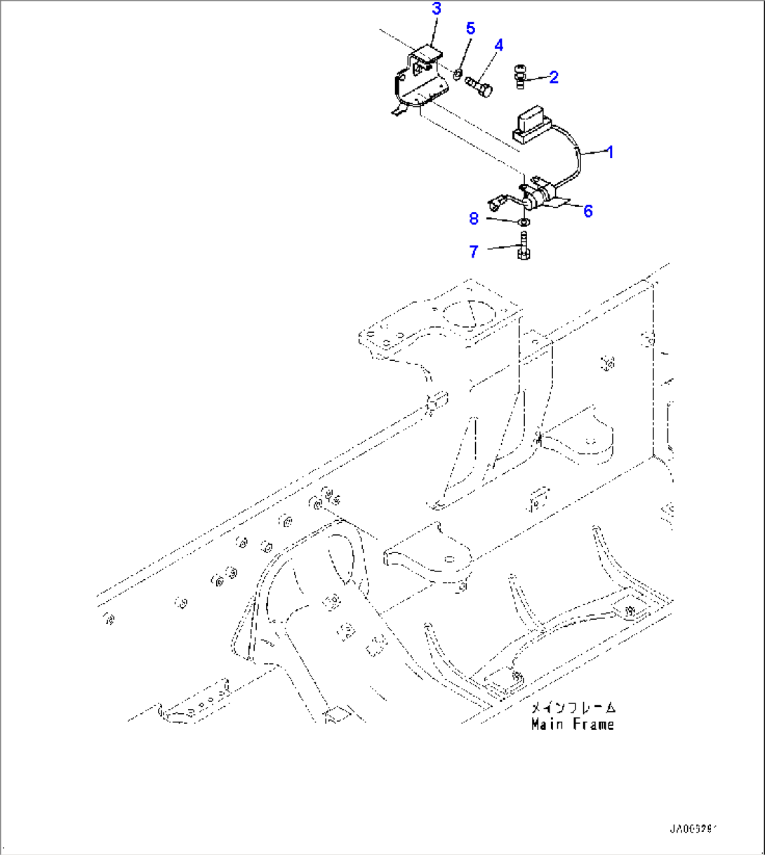 Electric Wiring Harness, Sensor (#1001-)
