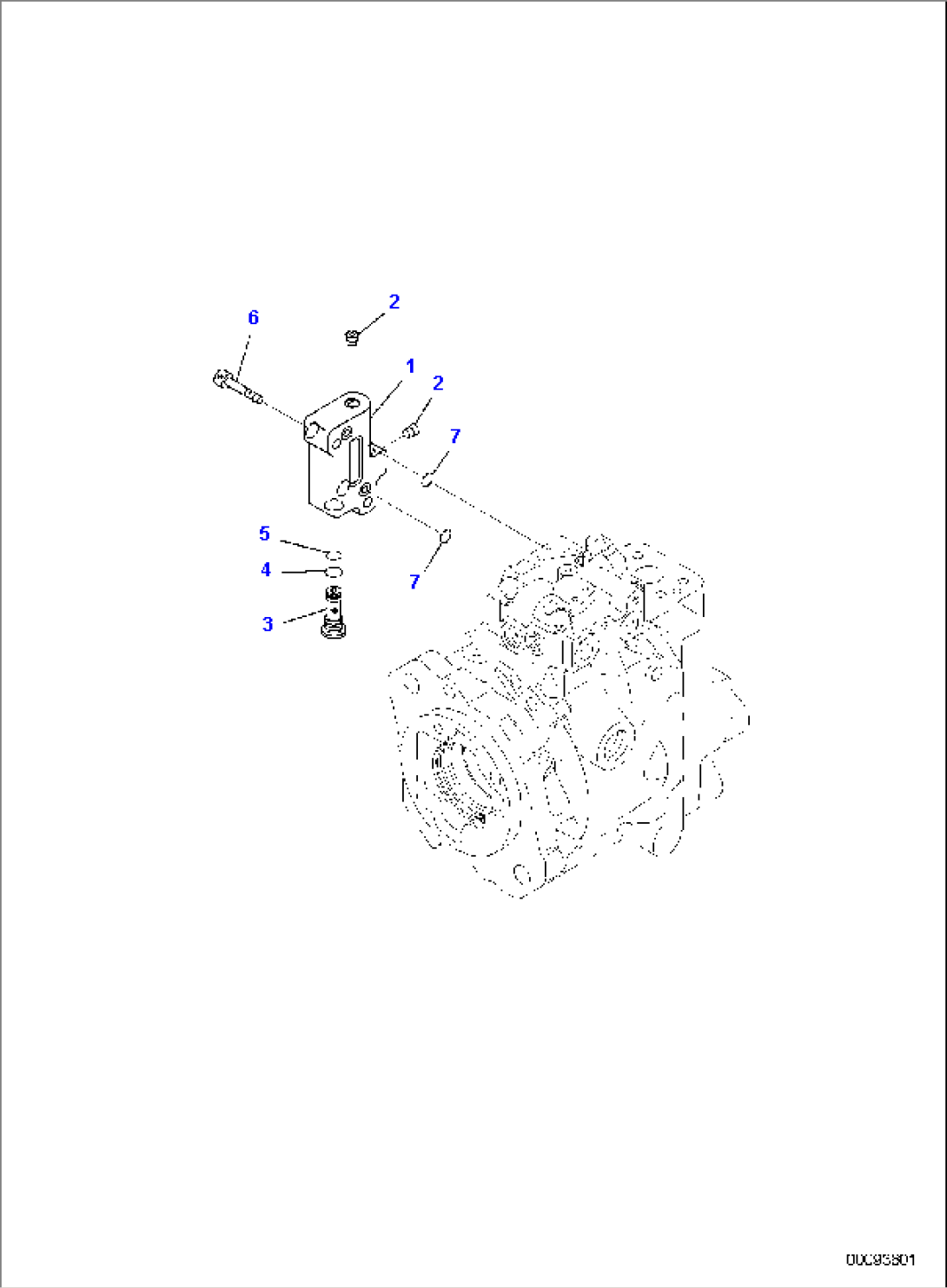 MAIN PISTON PUMP, INNER PARTS (7/7)