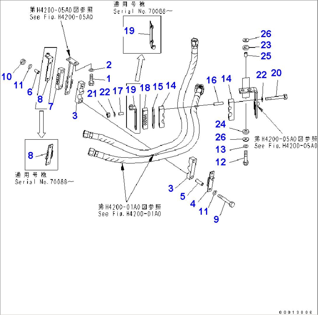 HYDRAULIC PIPING (P.P.C PIPING MOUNT) (FOR MULTI COUPLER)