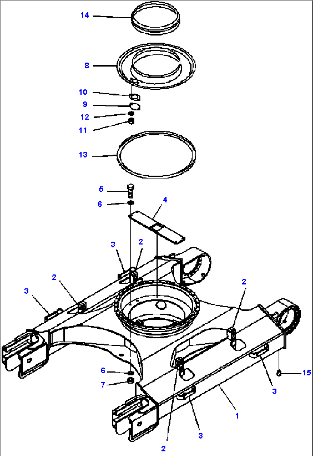 R1100-01A0 TRACK FRAME