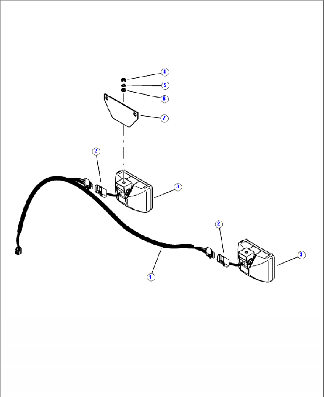 E0235-01A0 UPPER CAB LIGHTS